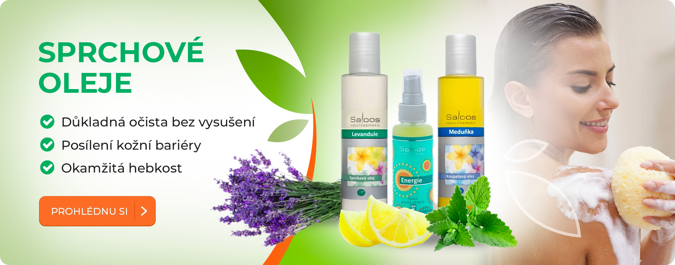 Sprchové oleje pro krásnou pokožku