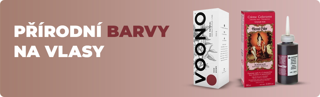 Přírodní barvy na vlasy