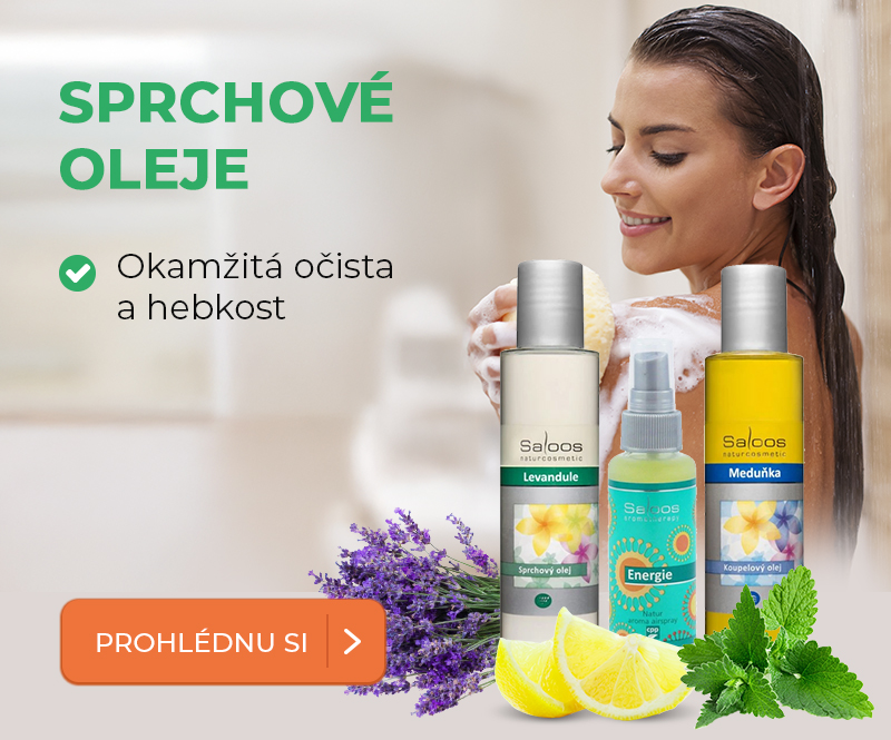 Oleje na sprchování