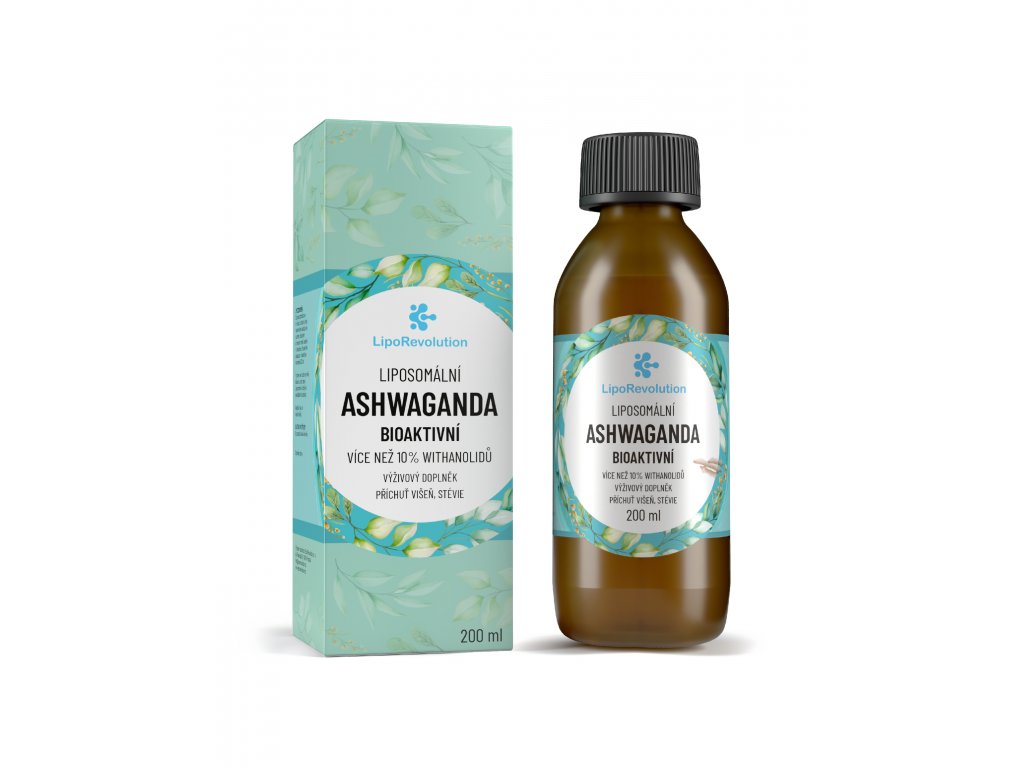 LipoRevolution Liposomální Ashwaganda, 200 ml