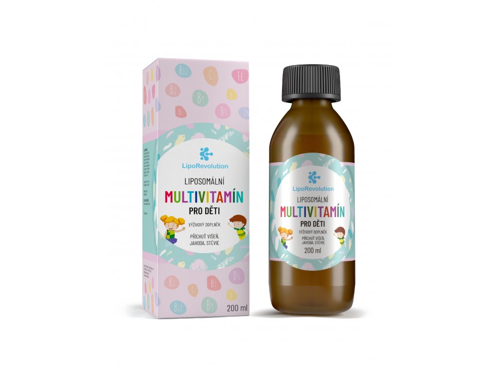 LipoRevolution Liposomální multivitamín pro děti, 200 ml