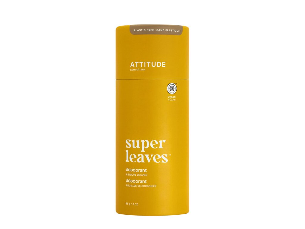 Přírodní tuhý deodorant ATTITUDE Super leaves - citrusové listy 85 g