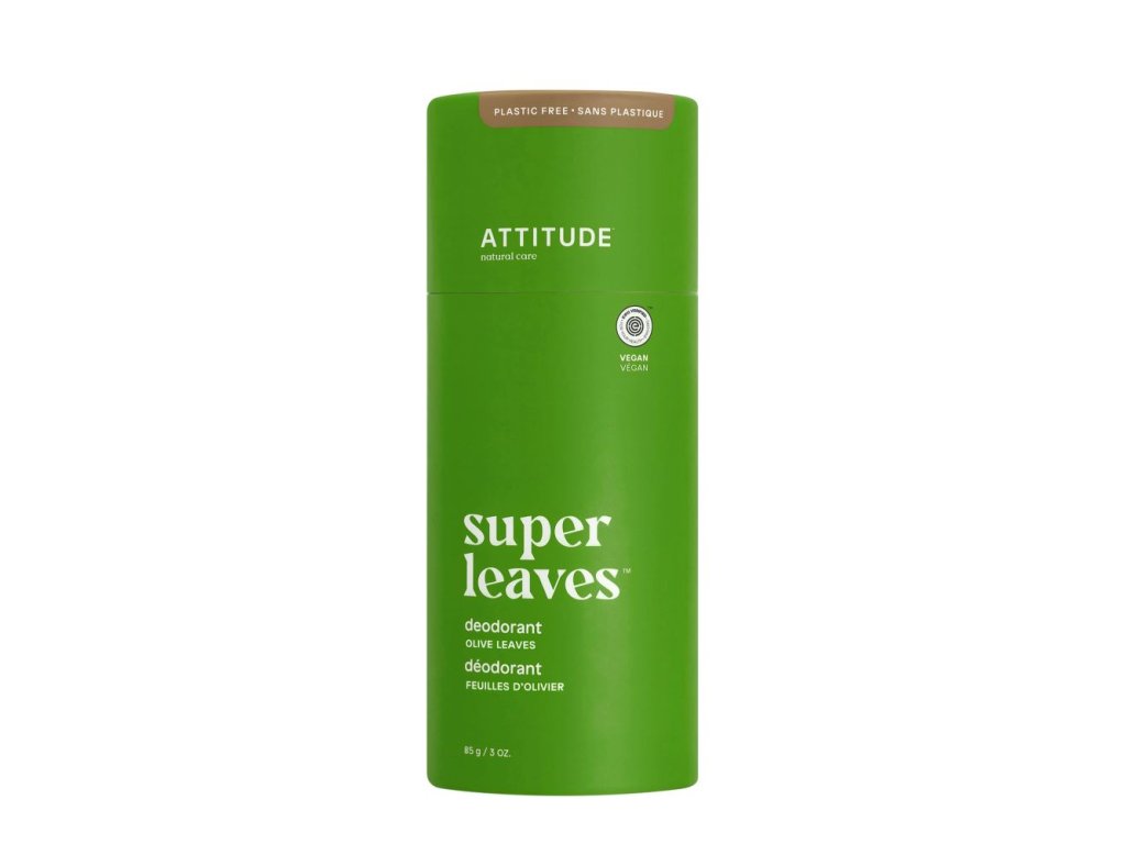 Přírodní tuhý deodorant ATTITUDE Super leaves - olivové listy 85 g