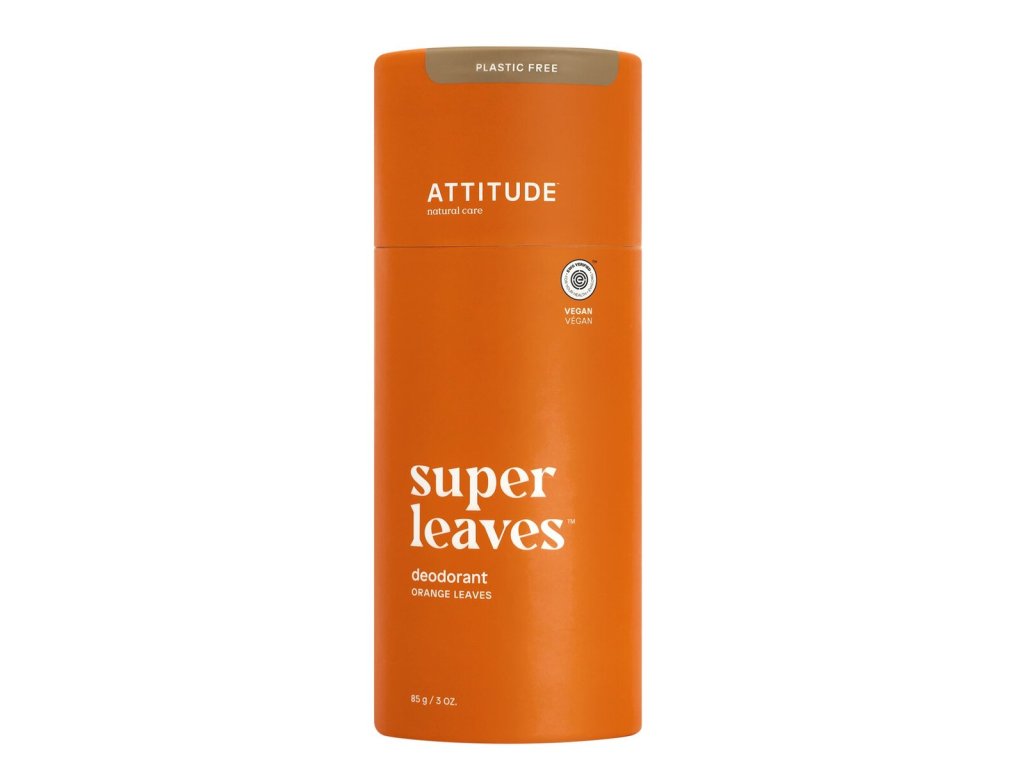 Přírodní tuhý deodorant ATTITUDE Super leaves  - pomerančové listy 85 g