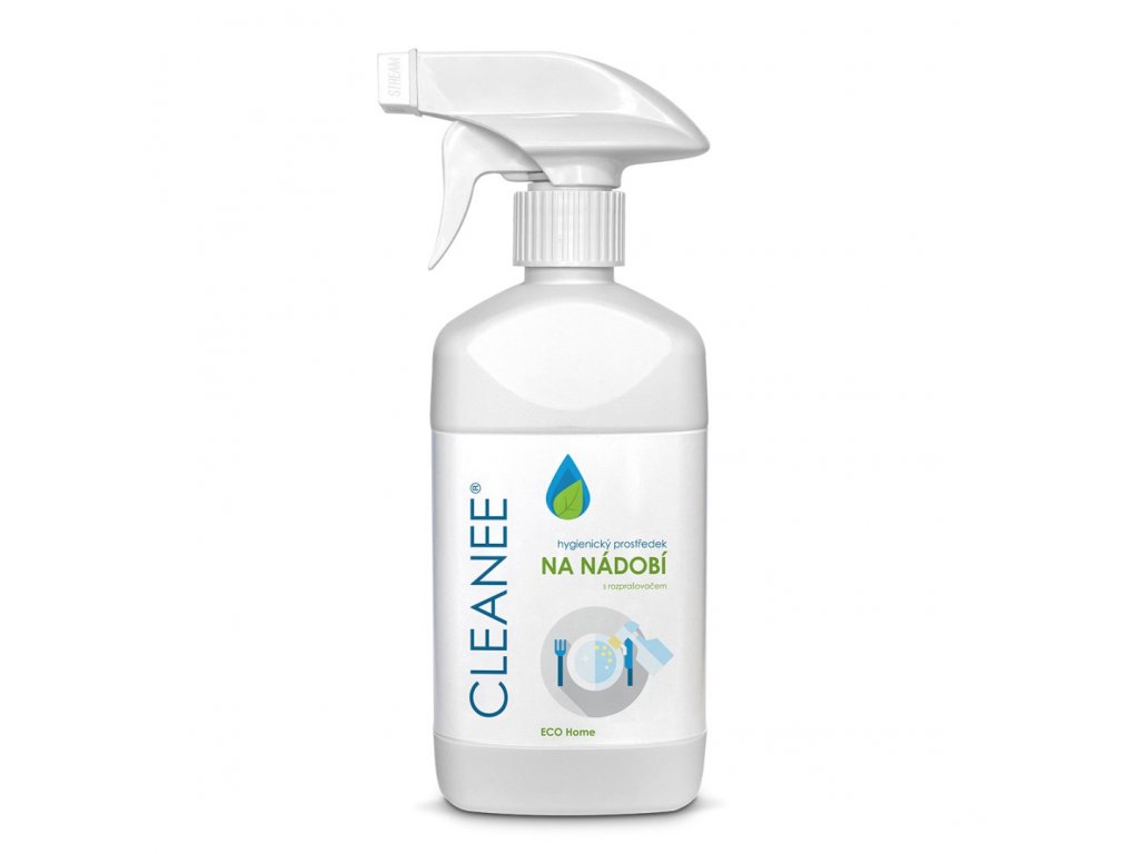 cleanee eco home hygienicky prostredek na nadobi ve spreji 500 ml