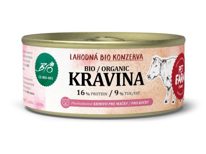 pff SK wetfood 100 bio kravina cat