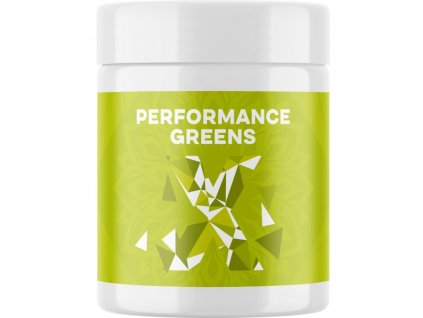 BrainMax Performance Greens, 12 zelených super látek pro alkalizaci a detoxikaci organizmu, 330 g