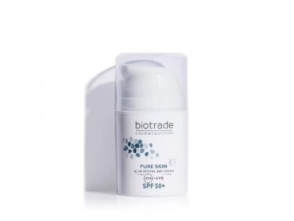 Denní rozjasňující krém s SPF 50+ Pure skin Biotrade 50 ml
