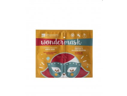 laSaponaria Dvoufázová pleťová maska proti stárnutí Wondermask, 8+5 ml