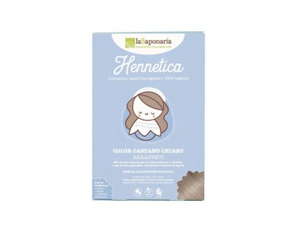 laSaponaria Přírodní barva na vlasy Sarasvati BIO- světle hnědá, 100 g