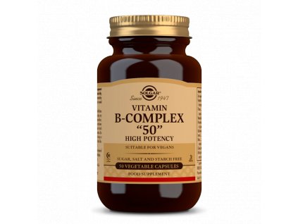 Solgar Vitamín B-komplex, 50 kapslí