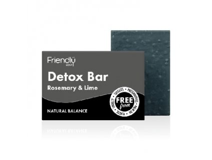 Friendly Soap přírodní mýdlo detoxikační rozmarýn a limeta, 95g