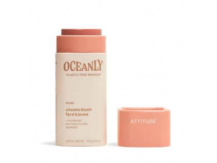 ATTITUDE Tuhá krémová tvářenka Oceanly – Rose, 8,5 g