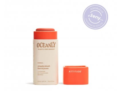 ATTITUDE Tuhá krémová tvářenka Oceanly – Corail, 8,5 g