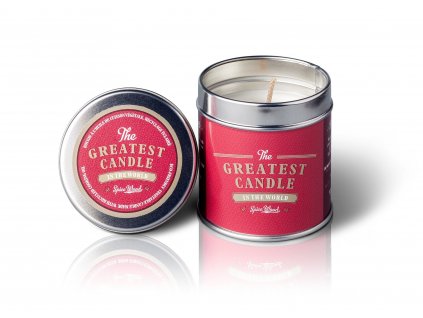 The Greatest Candle Vonná svíčka v plechovce - dřevo a koření, 200 g