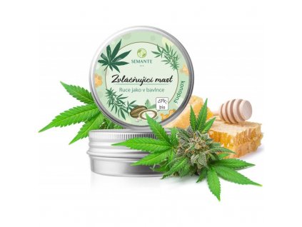 Semante Zvláčňující konopná mast Ruce jako v bavlnce BIO. 50 ml