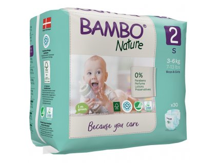 Bambo Nature 2 S pro 3-6kg (30ks)