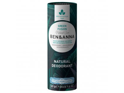 Ben & Anna Tuhý deodorant - Zelený čaj, 40 g