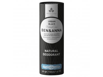 Ben & Anna Tuhý deodorant- Urban Black, 40 g