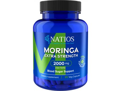 Natios Moringa Extract 2000 mg, 90 kapslí