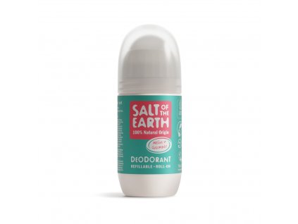 SALT OF THE EARTH Přírodní Deo roll-on Melon & Cucumber plnitelný, 75ml