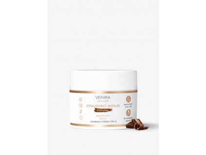 VENIRA opalovací máslo, bronze, SPF 25, čokoláda, 100 ml