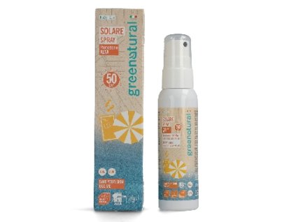 Greenatural Opalovací mléko ve spreji SFP 50, 100 ml