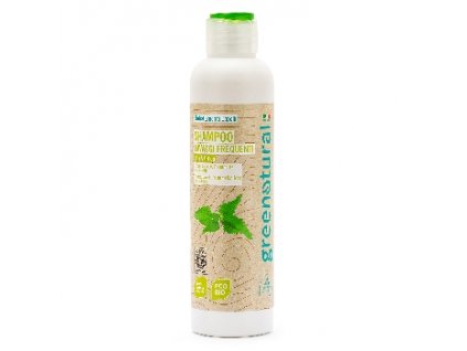 Greenatural Šampon pro všechny typy vlasů len a kopřiva BIO, 250 ml