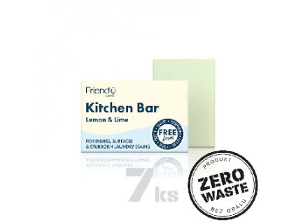 Friendly Soap přírodní multifunkční mýdlo citron a limetka, 7ks zero waste balení