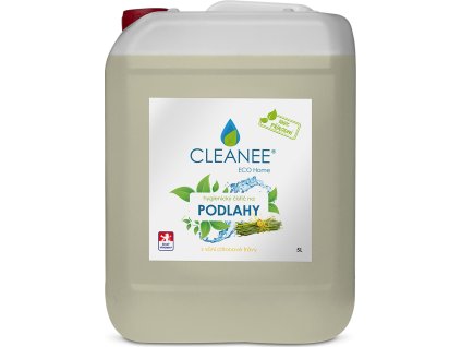 CLEANEE EKO hygienický čistič na podlahy s vůní citrónové trávy, 5 l