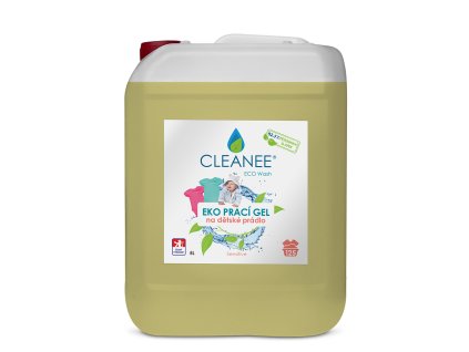 CLEANEE EKO Prací gel na dětské prádlo ZERO WASTE, 10 l
