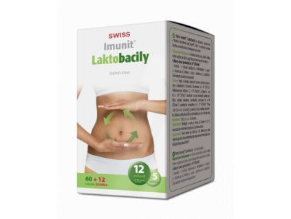 Imunit Laktobacily SWISS, 60+12 tobolek zdarma