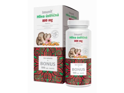 IMUNIT Hlíva ústřičná 800 mg s rakytníkem a echinaceou, 100+100 tobolek