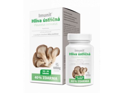 Imunit Hlíva ústřičná, 150+60 tobolek zdarma