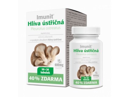 Imunit Hlíva ústřičná, 50+20 tobolek zdarma
