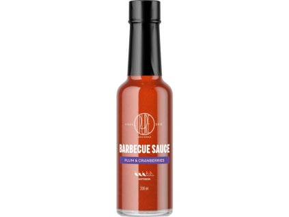 BrainMax Pure Barbecue omáčka, švestka a brusinky, 200 ml