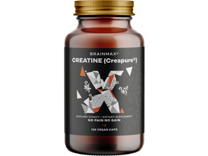 BrainMax Creatine Creapure 875 mg, 100 rostlinných kapslí