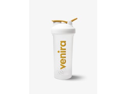 VENIRA shaker PRO s poutkem, bílo-zlatý, 600 ml