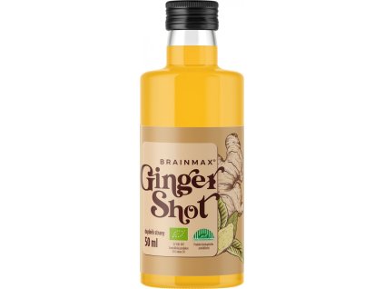BrainMax Pure Ginger Shot s kurkumou BIO, 50 ml