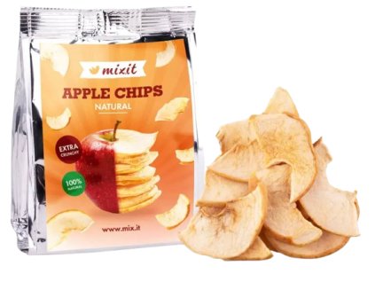 Mixit Jablečné chipsy Natural do kapsy, 25 g