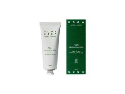 UOGA UOGA Hydratační krém na ruce Plain Awesomeness s olejem z citrusových plodů, 40 ml