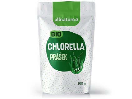 Allnature Chlorella prášek BIO, 100 g - Expirace