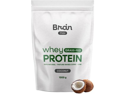 BrainMax Grass-fed Whey Protein, Kokos, 1000 g