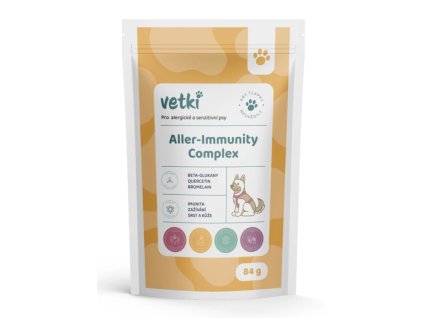 vetki Aller-Immunity Complex, Komplex imunita, zažívání, srst a kůže, 84 g