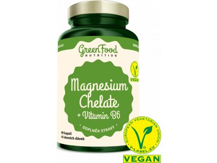 Magnesium Chelát + Vitamin B6 90 kapslí