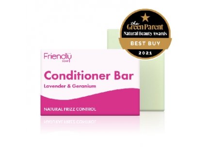 Friendly Soap přírodní kondicionér na vlasy levandule a pelargónie, 95g