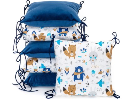 T-TOMI Polštářkový mantinel Blue bears, 6ks