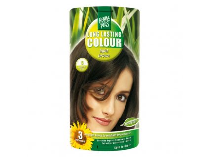 Hairwonder by Hennaplus Dlouhotrvající barva SVĚTLE HNĚDÁ 5