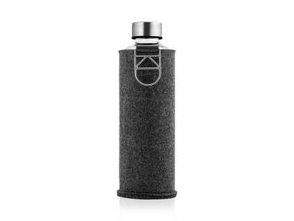 Skleněná lahev s plstěným obalem EQUA Silver 750 ml