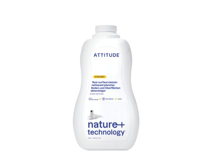 Čistící prostředek na podlahy a dřevo ATTITUDE s vůní citronové kůry 1050 ml